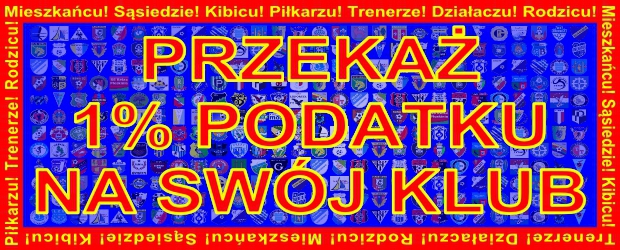 Przekaż 1% podatku na swój klub