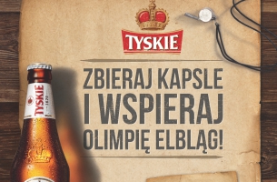 Znów uruchamiamy promocję: z kapslami Tyskie wspiera Olimpię Elbląg