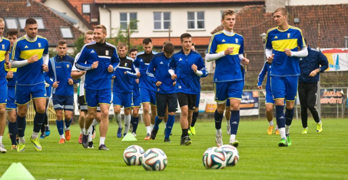 Pierwszy trening Olimpii