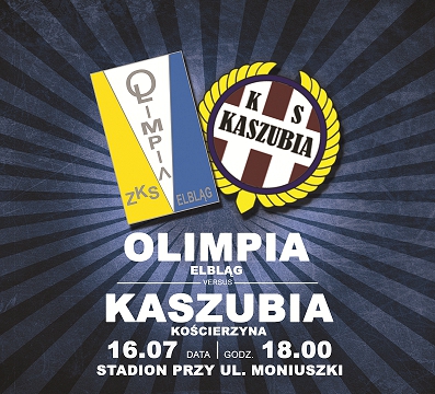 Olimpia zagra z Kaszubią Kościerzyna w Elblągu