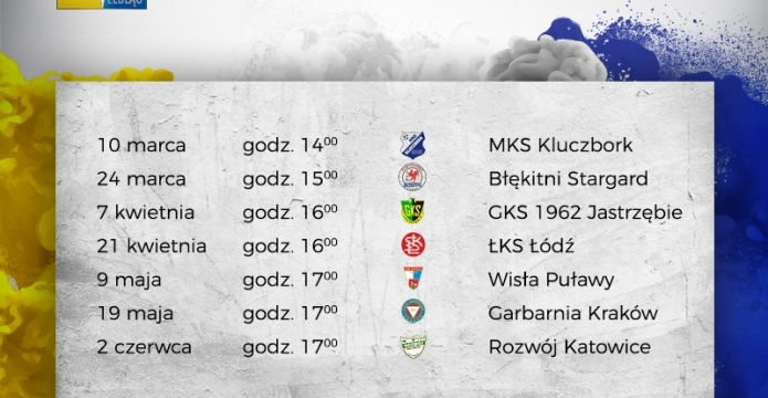 Terminarz Olimpii – wiosna 2018