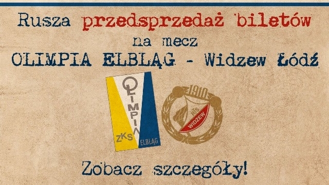 ZACZYNAMY PRZEDSPRZEDAŻ NA WIDZEW
