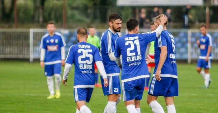Mecz Siarka - Olimpia w TV Olimpia Elbląg