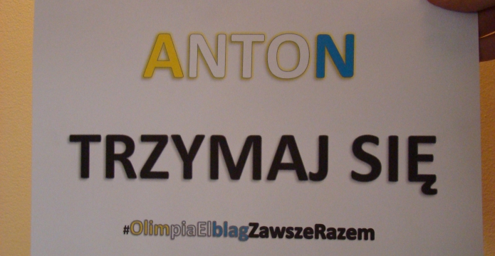 Antek, jesteśmy z Tobą !