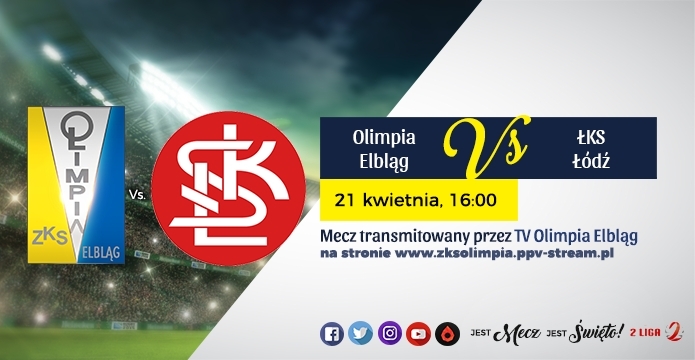 Mecz Olimpia - ŁKS w TV