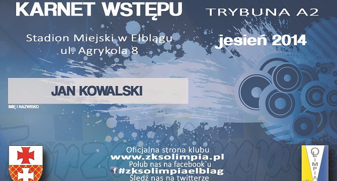 Klub wprowadza karnety na rundę jesienną sezonu 2014/2015