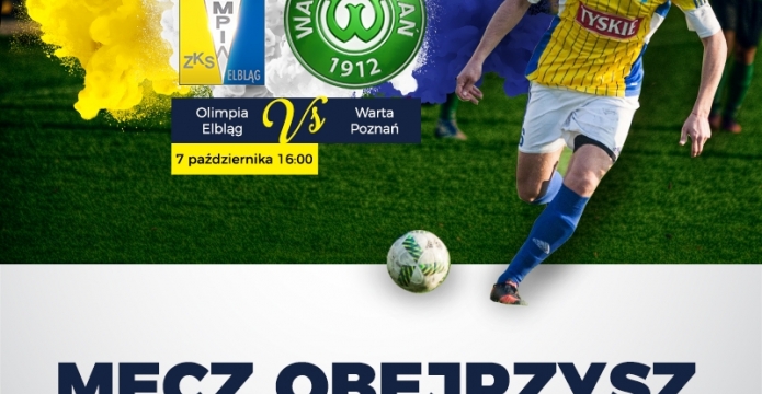 Mecz Olimpia Elbląg - Warta Poznań w ppv (video)