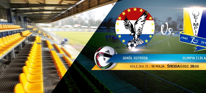 Sokół Ostróda - Olimpia Elbląg (video)