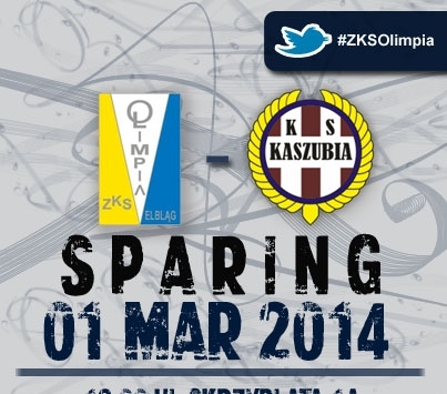 Sparing: Olimpia Elbląg - Kaszubia Kościerzyna 2:1