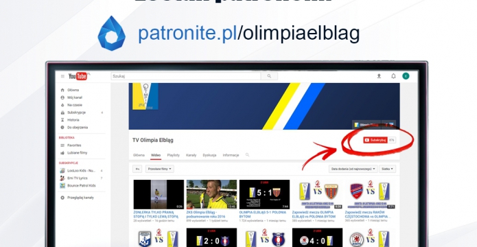 Zostań patronem TV Olimpia Elbląg