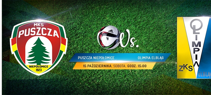 Mecz Puszcza Niepołomice - Olimpia Elbląg obejrzysz live