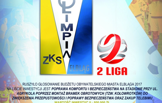 Olimpia wzywa Kibiców!
