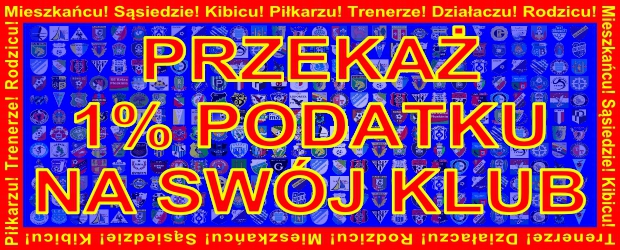Przekaż 1% podatku na swój klub