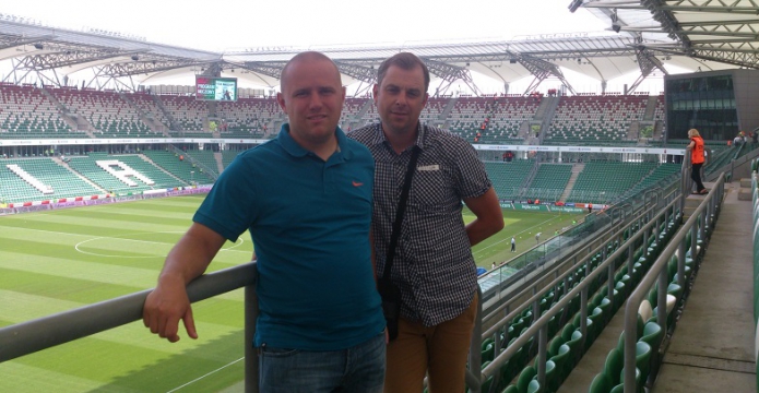 Trenerzy Olimpii na stażu w Legii